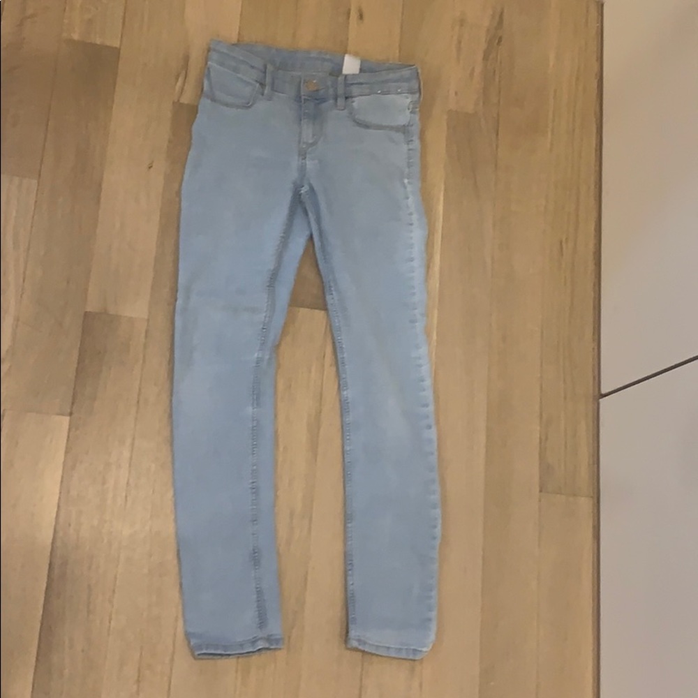 H&M girls skinny fit jeans size 8-9